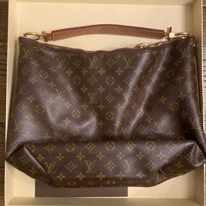 Authentic Louis Vuitton Sully MM Monogram
